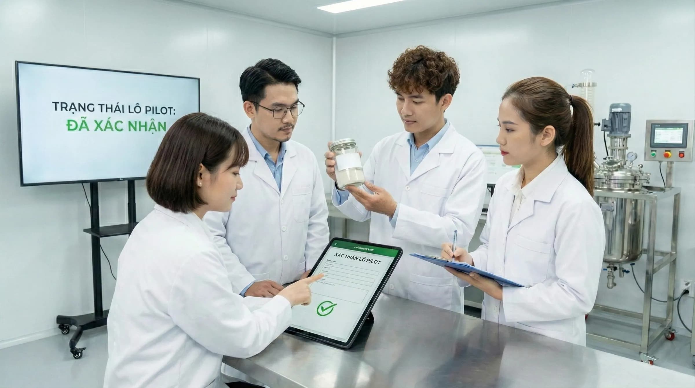 Xác nhận trước lô pilot